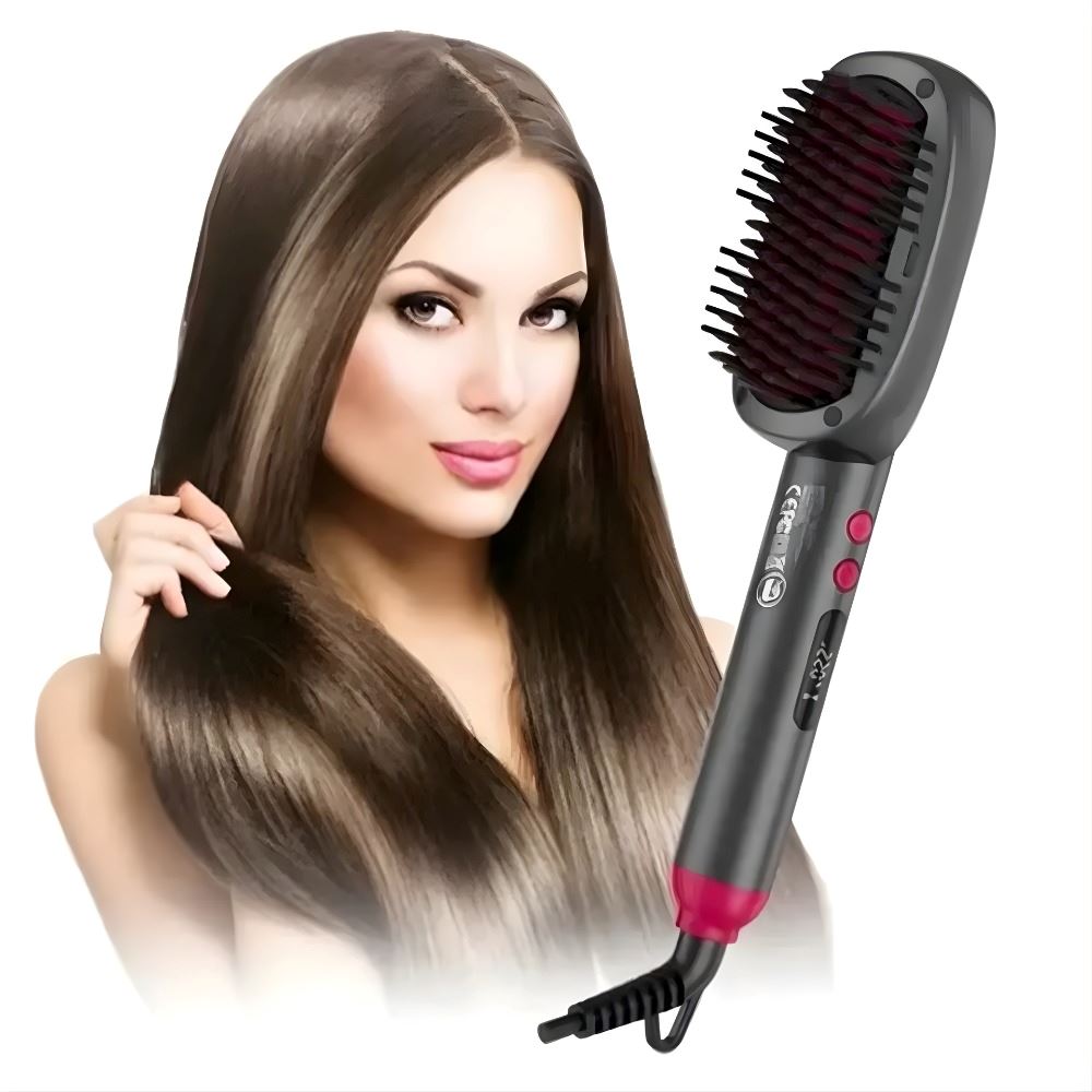 Cepillo Térmico Roziapro Modelo Hr862 Plancha Secadora Ceram